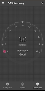 Kompas, snelheid en GPS-nauwkeurigheid