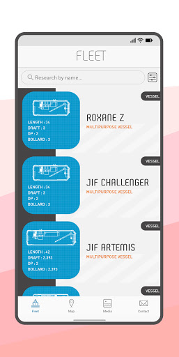 Android application Jifmar Offshore Services screenshort