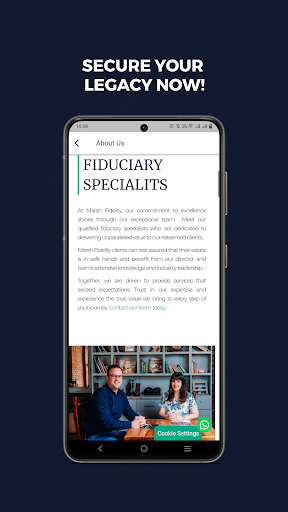 Marsh Fidelity - Estate Advice Screen 2