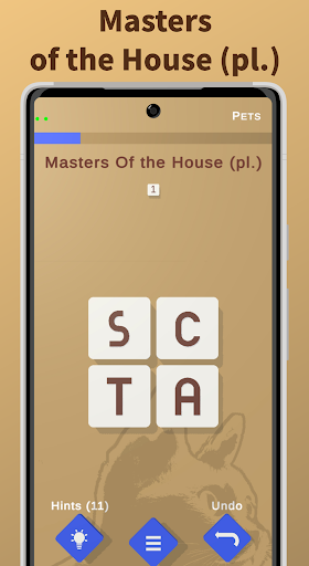 Android application Word Game Puzzles screenshort