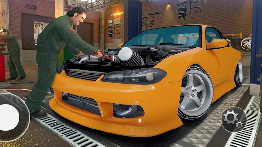 Car Wash Gas Station Garage 3D