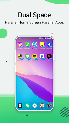 Screenshot of Dual App - Multiple Accounts