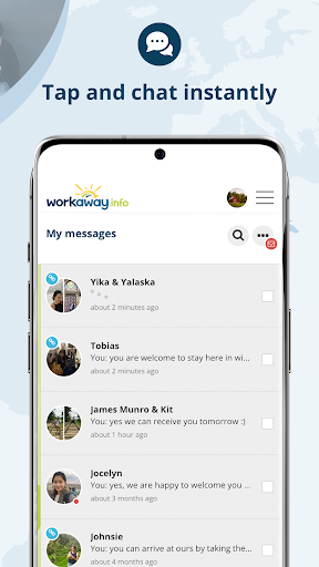 Workaway Host App Screen 3