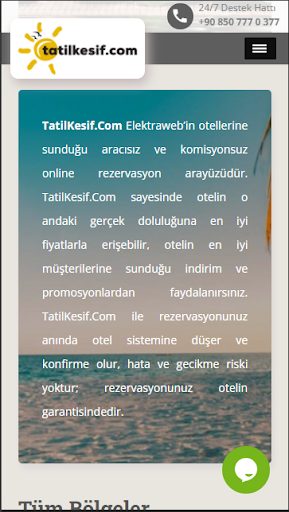 Android application Tatil Keşif screenshort