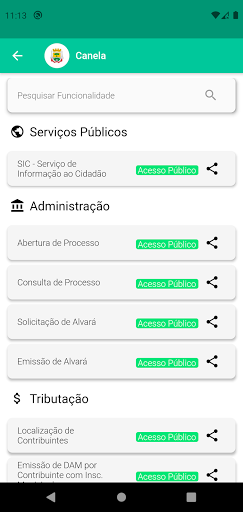 Sys Cidadão Screen 3
