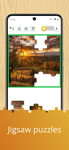 Landschafts-Natur-Puzzle