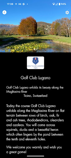 Golf Pleasure & Taste Card Screen 3