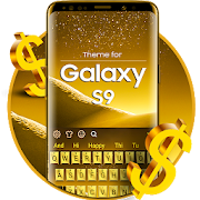 Gold Keyboard for Galaxy S9  Icon