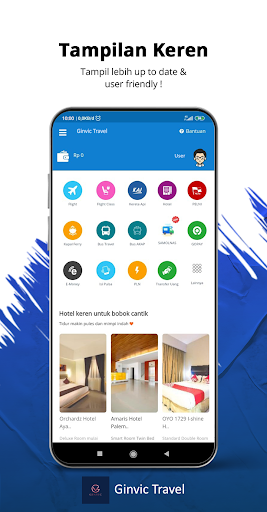 Android application GinvicTravel screenshort