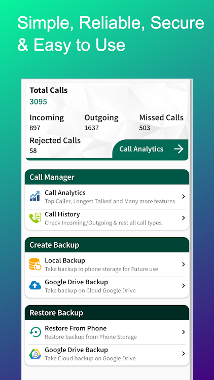 Cally - Call Backup & Recover - 1.8.5 - (Android)