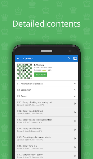 Chess King (Pelajari Taktik & Memecahkan Puzzle)