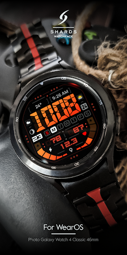 SH063 Watch Face, WearOS watch Screen 3