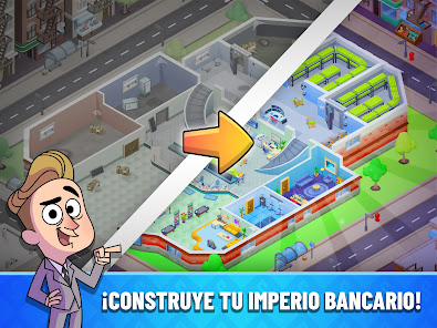 Captura 8 Idle Bank Tycoon: Hazte rico android