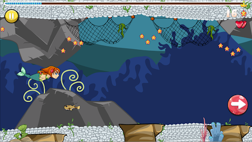 Android application Flappy Princess Mermaid screenshort
