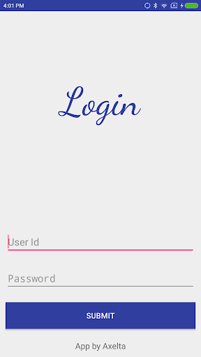 Android application Customer Contact Information S screenshort