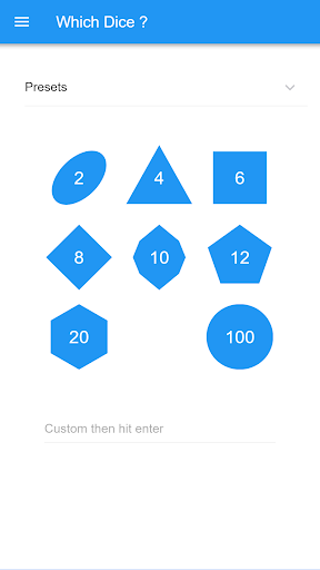 Android application Dice DM Free screenshort