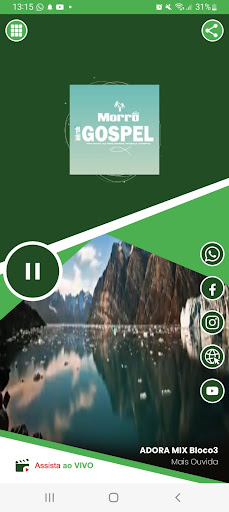 Android application Rádio Morro Gospel screenshort