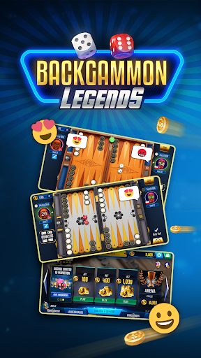 Backgammon Legends - online with chat  screenshots 1