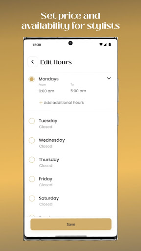 Android application Stylist Piazza screenshort