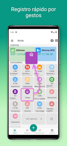 Android application LOMONI personal finance screenshort