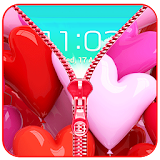 Love Zipper Lock Screen Prank icon