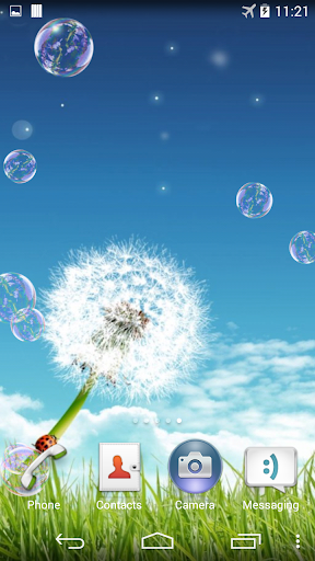 Soap Bubbles Live Wallpaper Screen 3