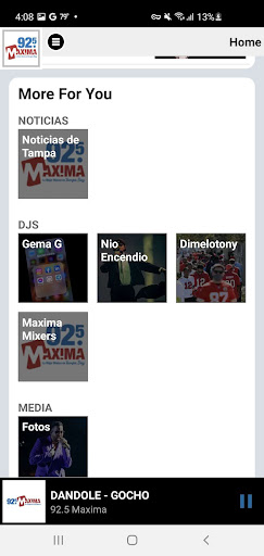 92.5 MAXIMA Screen 3
