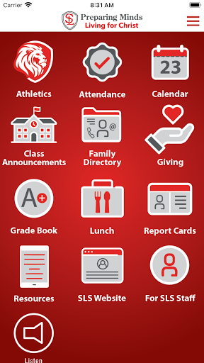 Android application St. Luke School screenshort