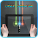 Laser pointer simulator 3D icon