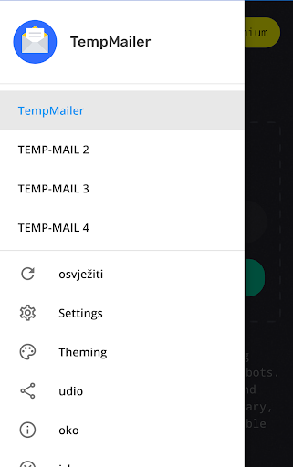 TempMailer-Get Temp Mail for S Screen 2
