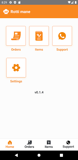 Android application CheffyHub Partner screenshort