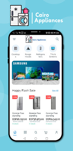 Android application Cairoappliances screenshort
