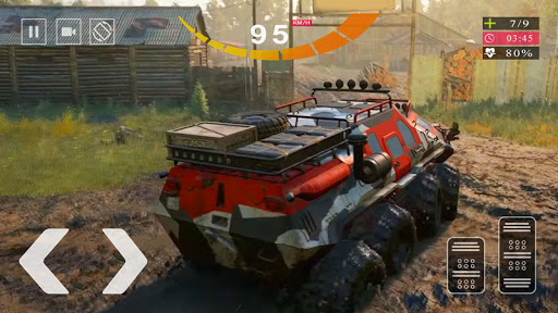 Android application Centipede Truck Offroad Games screenshort