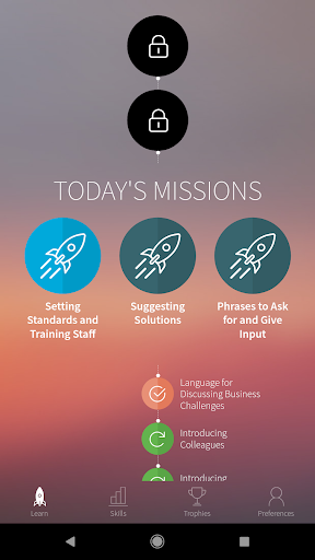 Android application Learnship Reach screenshort