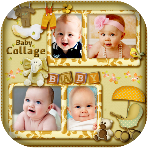 Baby Photo Collage Maker and E  Icon