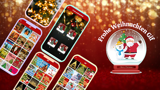 Android application frohe weihnachten gif screenshort