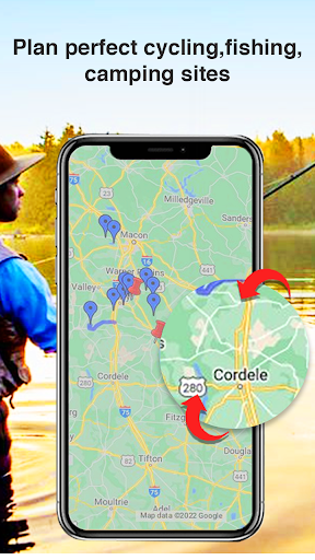 Android application Gps navigation Travel maps screenshort