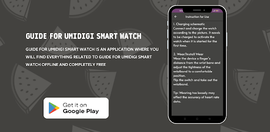 Guide For UMIDIGI Smart Watch