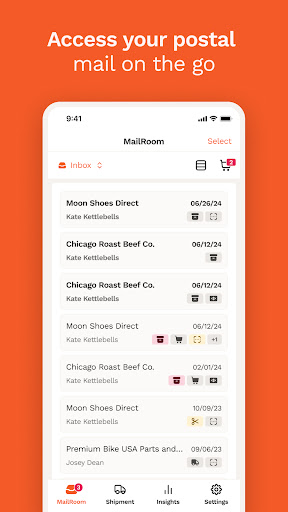 Screenshot of LZ Virtual Mail