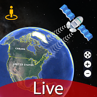 Live Earth Map - World Map 3D, Вид со спутника
