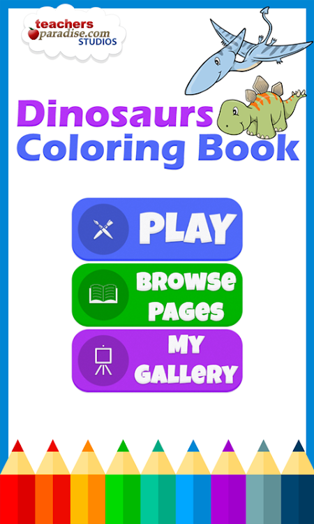 Dinosaurs Coloring Book - 15 - (Android)
