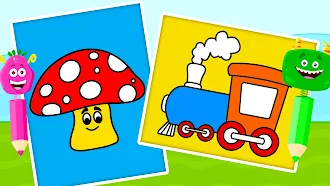 Game screenshot 子供用塗り絵 - お絵かき、ぬり絵、子供用 塗り絵ゲーム apk download