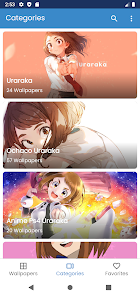 Captura 5 Uraraka Boku Anime Wallpaper android