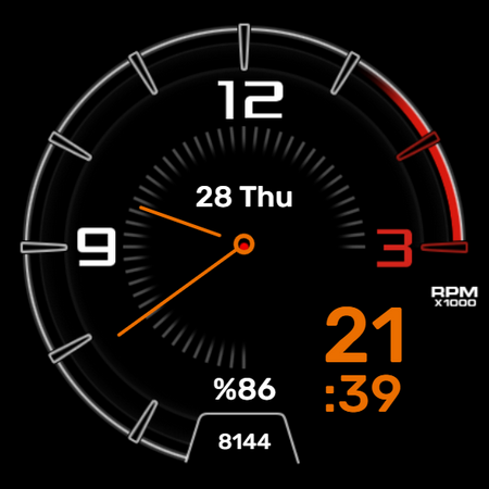 McLaren Watch Face screenshot 10