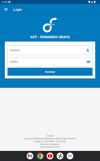 Romaneio Grãos ACP Screen 3