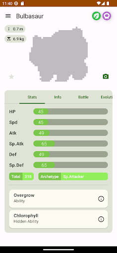 Android application Pokedex - PDX screenshort