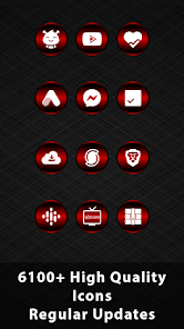 Delight Red Icons
