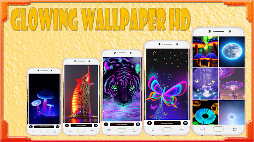 Android application Glowing Wallpaper HD screenshort