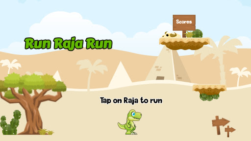 Android application Run Raja Run - Dino Running screenshort