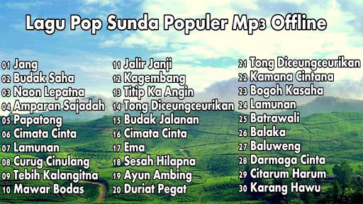 Android application Pop Sunda Album Mp3 Offline screenshort